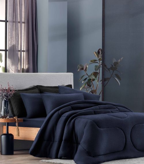 Edredom Casal Fusion Vivaldi Azul