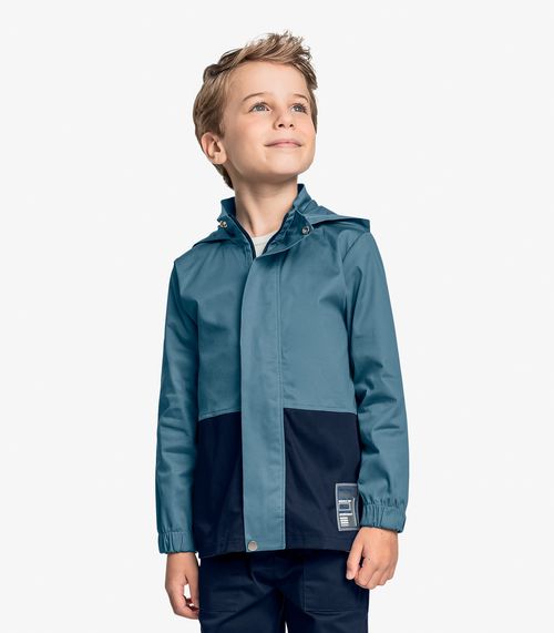 Jaqueta Infantil Masculina Com Capuz Trick Nick Azul