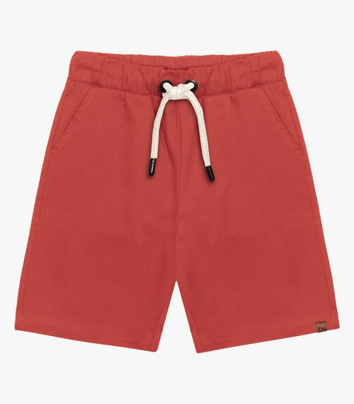 Bermuda Infantil Em Sarja Trick Nick Marrom