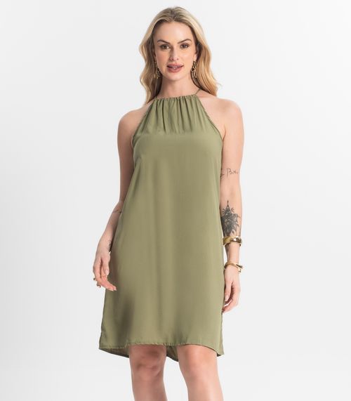 Vestido Feminino Tecido Viscose Select Verde