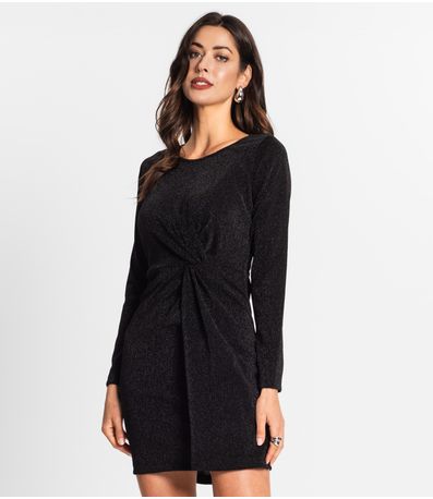 Vestido Feminino Manga Longa Endless Preto