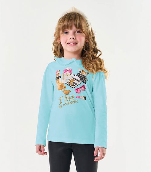 Conjunto Infantil Blusa Com Legging Trick Nick Azul
