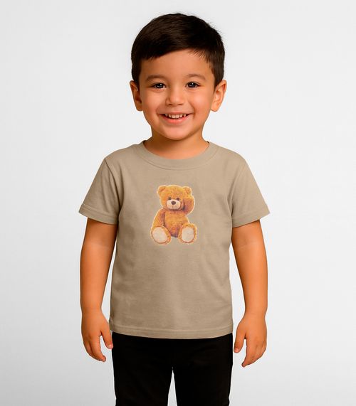 Camiseta Infantil Menino Trick Nick Marrom
