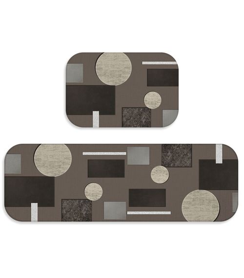 Jogo De Tapetes Para Cozinha Wevans Cinza