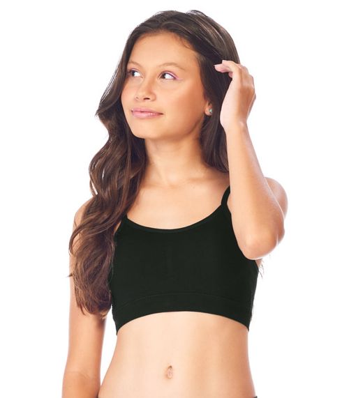 Top Teen com bojo Removível Sem Costura Zee Rucci Preto