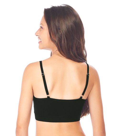 Top Teen com bojo Removível Sem Costura Zee Rucci Preto