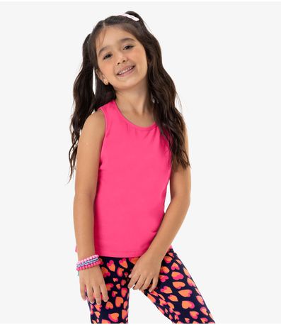 Regata Básica Infantil Feminina Rovi Kids Rosa