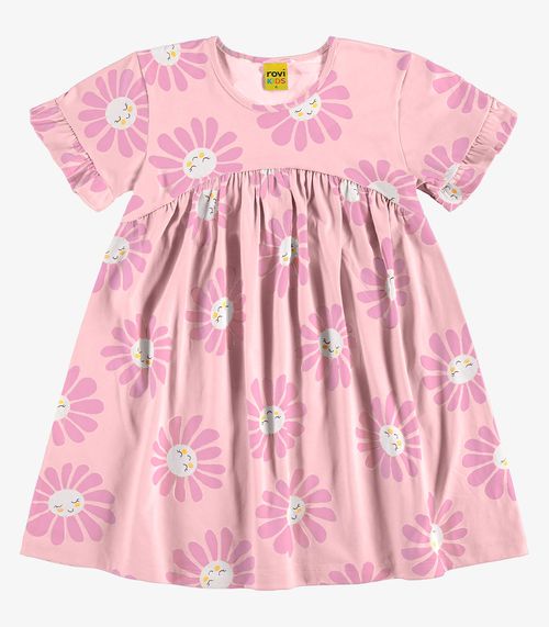 Vestido Infantil Rovi Kids Rosa