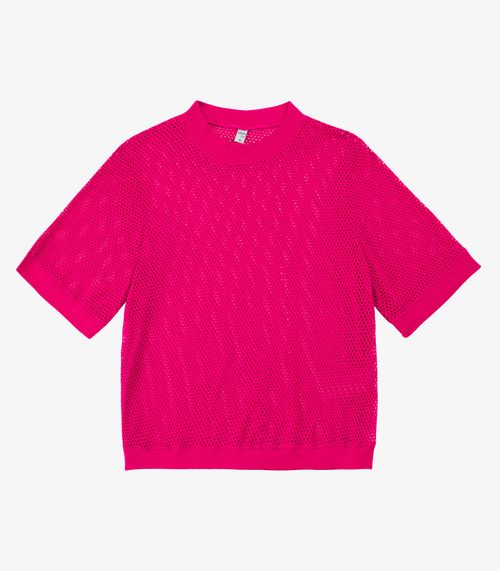 Blusa Feminina Malha Screen Infinita Cor Rosa