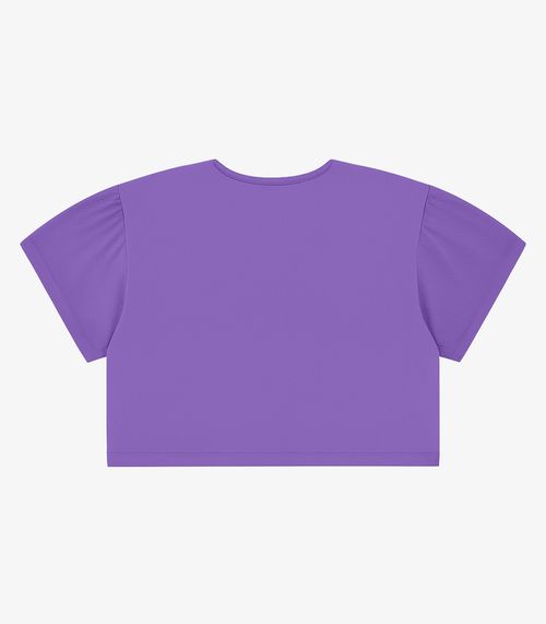 Blusa Feminina Tecido em Viscose Infinita Cor Roxo
