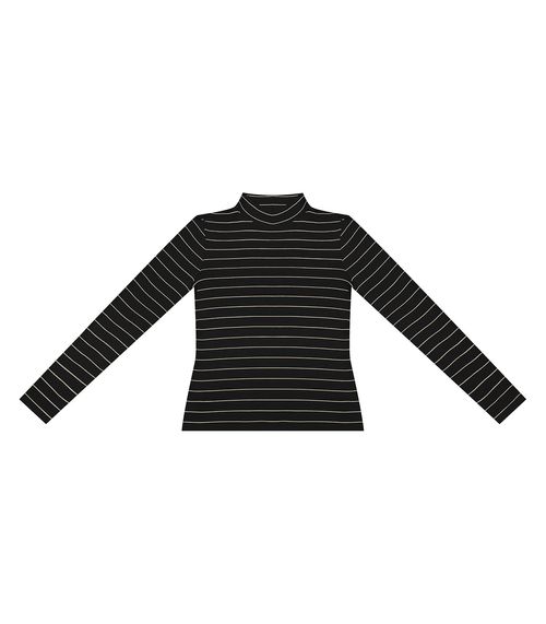 Blusa Manga Longa Feminina Rovitex Preto