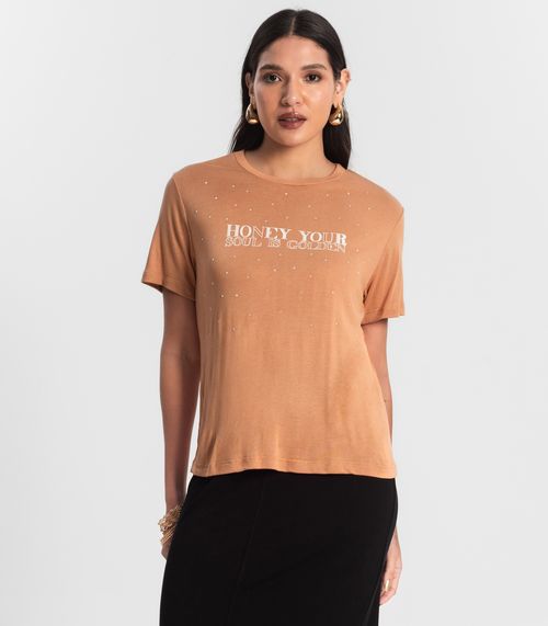 Blusa Visco Tricot Feminina Rovitex Marrom