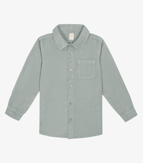 Camisa Polo Infantil Manga Longa trick Nick Cinza