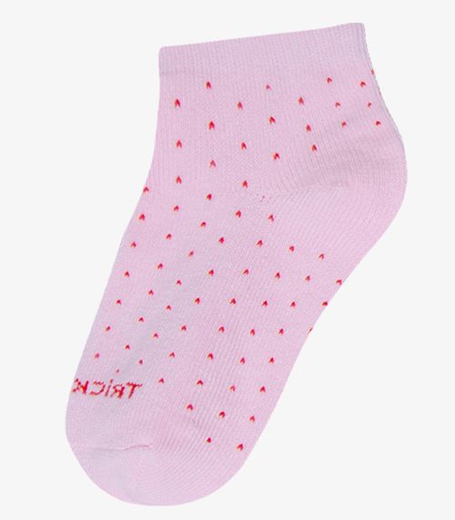 Kit 3 Pares De Meia Cano Curto Infantil Trick Nick Bege