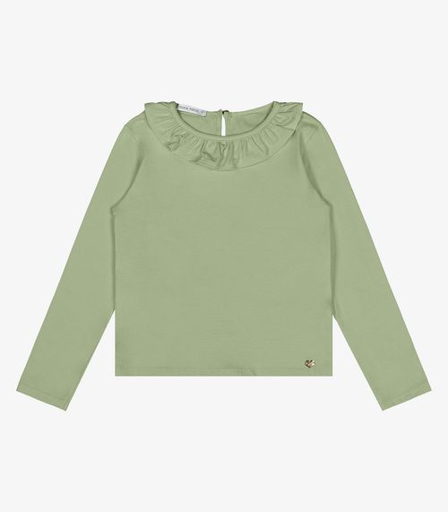 Blusa Infantil Manga Longa Cotton Trick Nick Verde