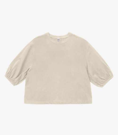 Blusa Feminina Manga Camponesa Rovitex Bege