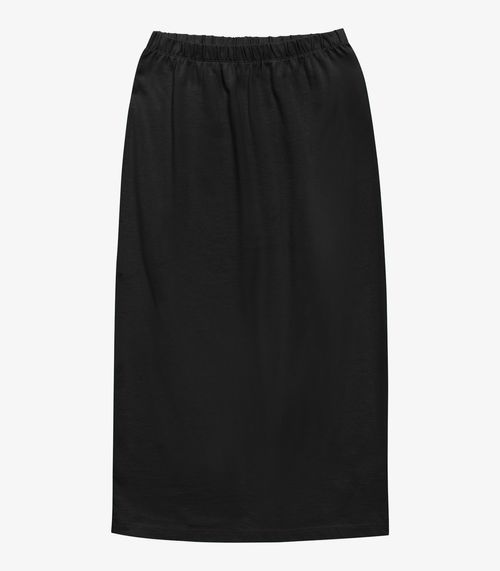 Saia Feminina Midi Malhão Rovitex Preto