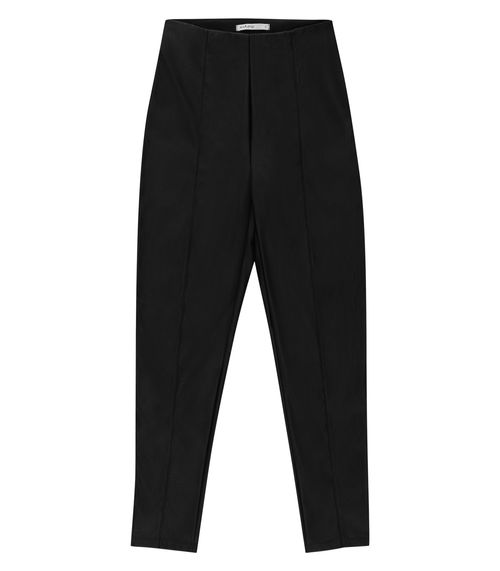 Calça Feminina Skinny de Couro Sintético Endless Preto
