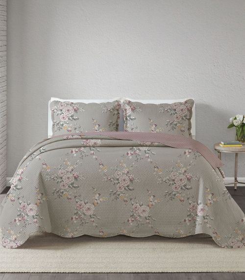 Jogo De Colcha Paris Solteiro Corttex Verde