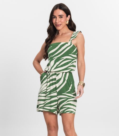 Macaquinho Feminino Curto Infinita Cor Verde