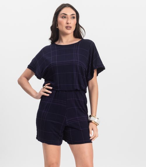 Macaquinho Feminino Infinita Cor Azul