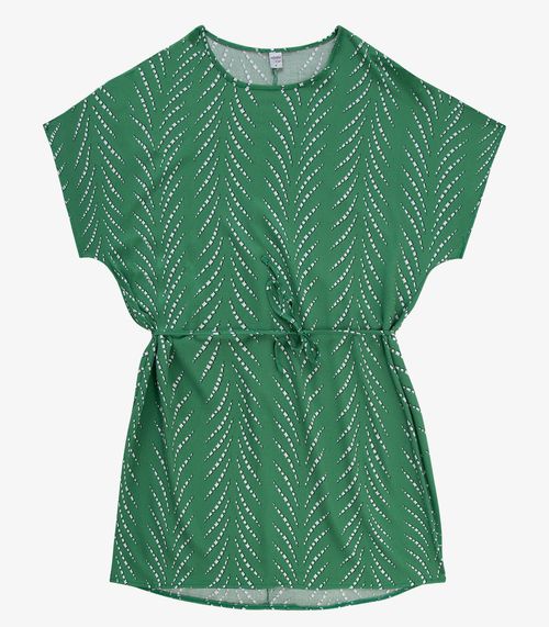 Vestido Feminino Estampado Infinita Cor Verde