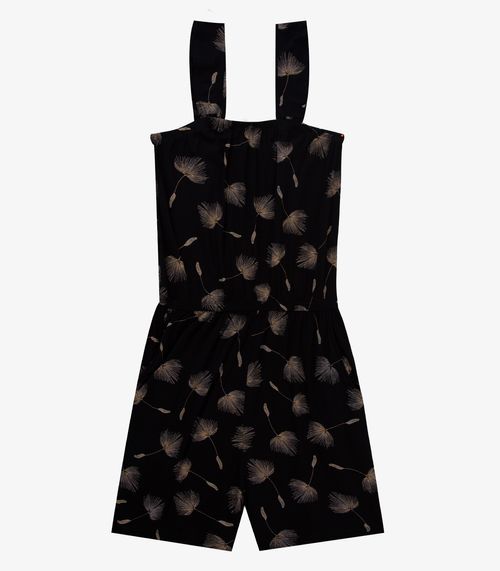 Macaquinho Feminino Curto Infinita Cor Preto