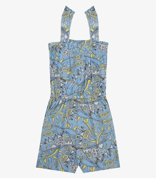 Macaquinho Feminino Curto Infinita Cor Azul