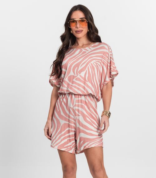 Macaquinho Feminino Infinita Cor Rosa