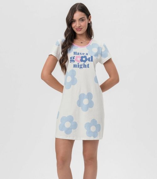 Camisola Feminina Estampada Mensageira Da Paz Bege