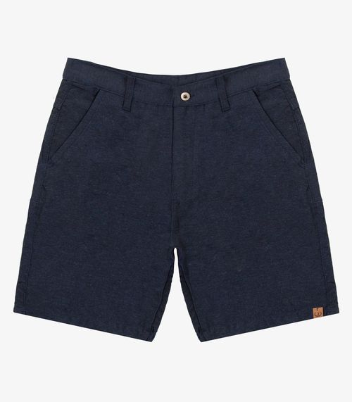 Bermuda Maculina Sarja Com Bolsos Shift Azul