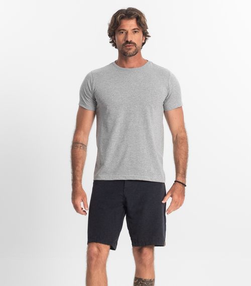 Bermuda Masculina Sarja Com Bolsos Shift Azul