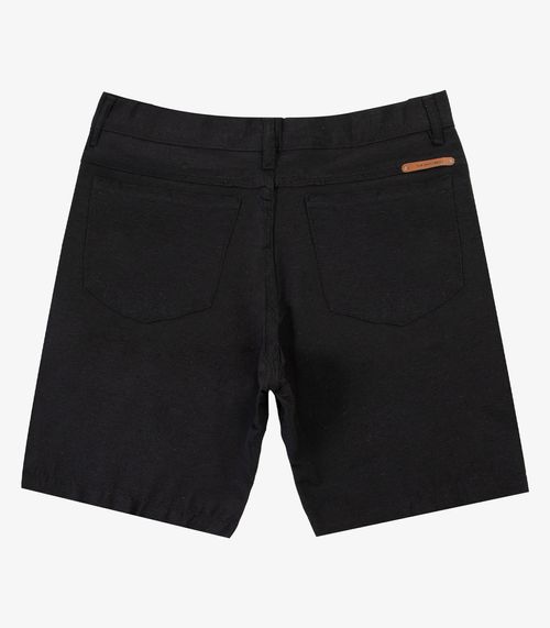 Bermuda Masculina Sarja Com Bolsos Shift Preto