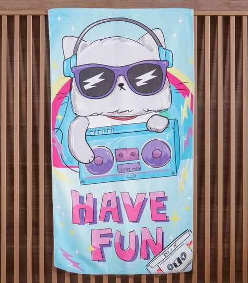 Toalha De Praia Infantil Bene Casa Azul