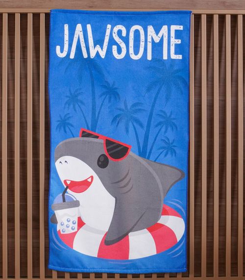 Toalha De Praia Infantil Bene Casa Azul