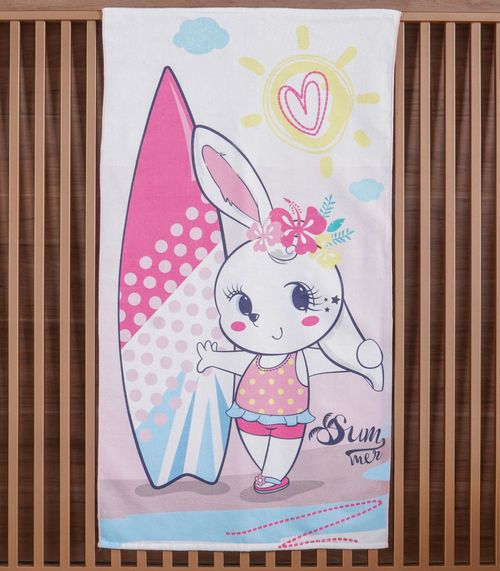 Toalha De Praia Infantil Bene Casa Rosa