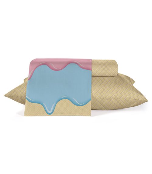 Jogo De Cama Duplo Solteiro Teka Amarelo