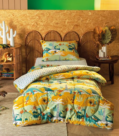 Jogo De Cama Duplo Solteiro Teka Verde