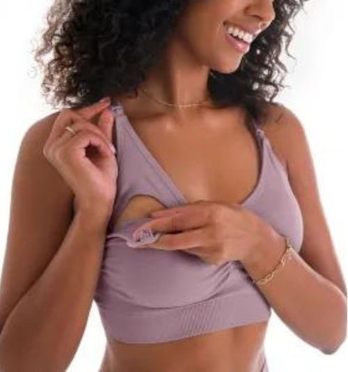 Sutiã Amamentação com Bojo Removível Zee Rucci Rosa