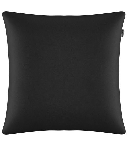 Capa De Almofada Couro Eco Adomes Preto