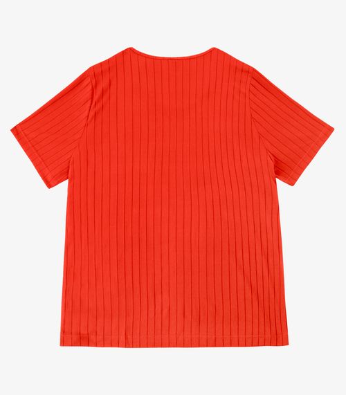 Blusa Malha Delicate Plus Infinita Cor Vermelho