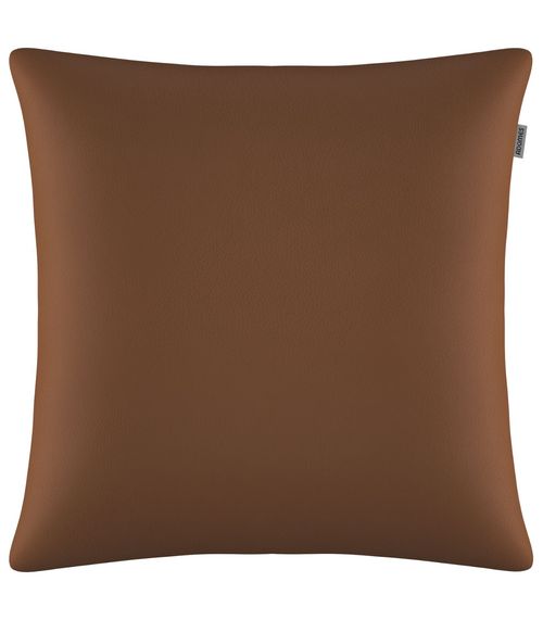 Capa De Almofada Couro Eco Adomes Marrom