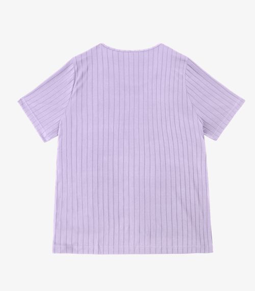 Blusa Malha Delicate Plus Infinita Cor Roxo