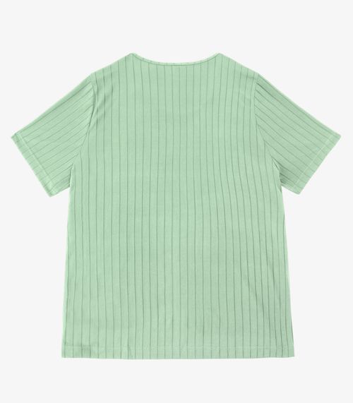 Blusa Malha Delicate Plus Infinita Cor Verde