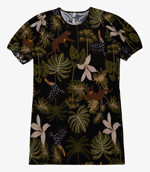 Vestido Malha Fria Plus Infinita Cor Verde