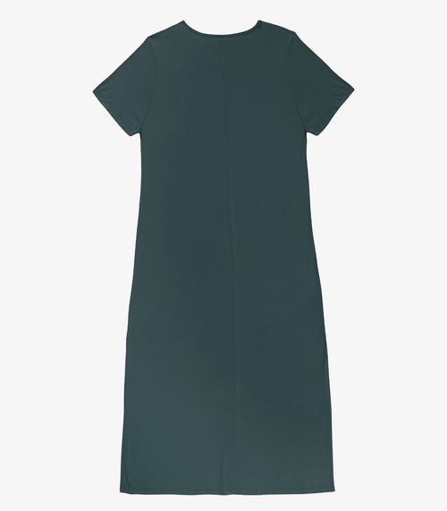 Vestido Feminino Midi Plus Size Infinita Cor Verde
