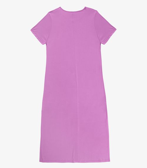 Vestido Feminino Midi Plus Size Infinita Cor Roxo