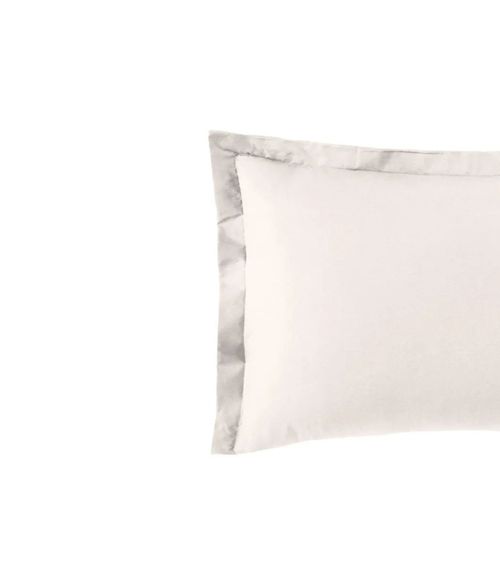 Fronha Toque Acetinado Com 3 Abas Altenburg Cinza