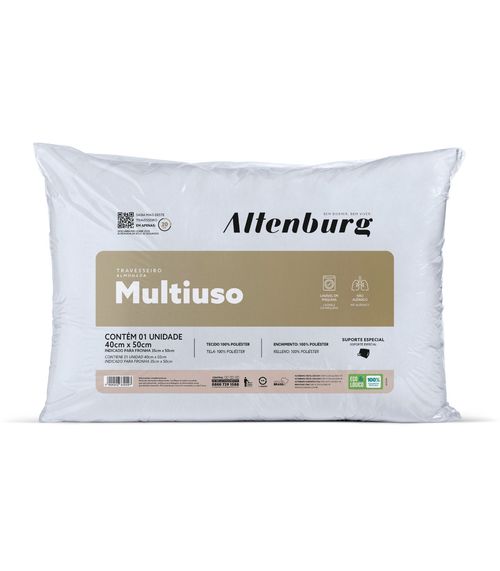 Travesseiro Multiuso Antialérgico Altenburg Branco