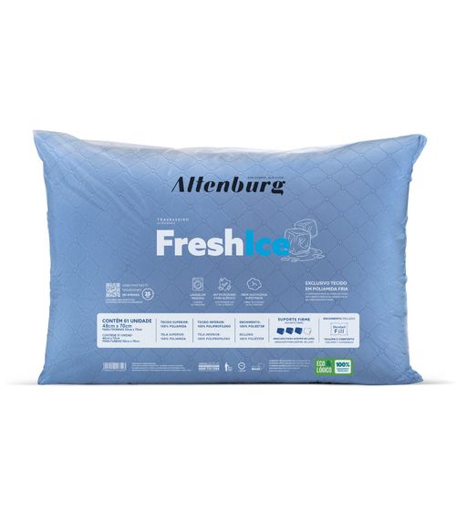 Travesseiro Fresh Ice Térmico Altenburg Branco